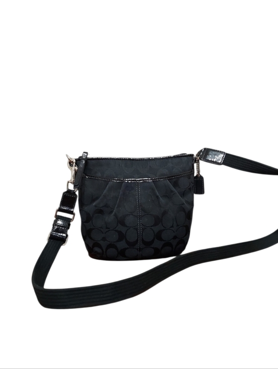 Coach Handbags - Y2K Coach Vintage Zip Ashley Swingpack Jacquard & Patent Leather Gently Loved